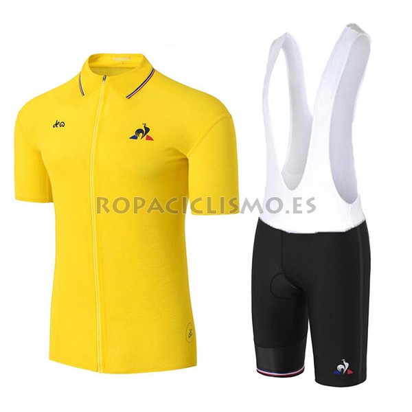 2017 Maillot Coq Sportif Tour de France tirantes mangas cortas a